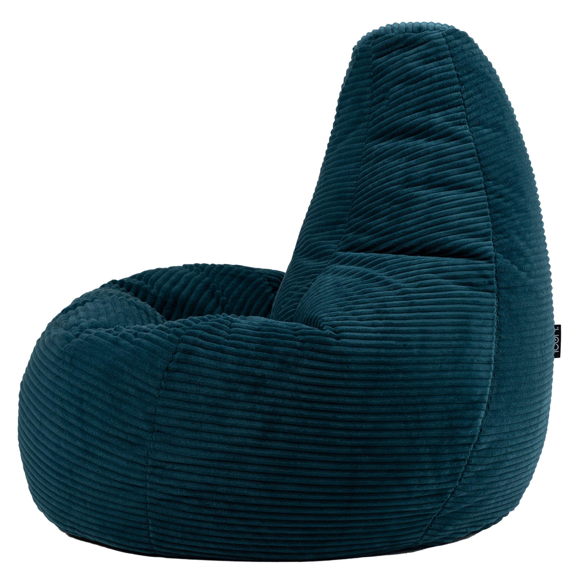 icon Sitzsack Sessel mit Rückenlehne aus Cord „Dalton“, Sitzsack XXL, Gaming Sitzsack, Made in Germany, Erwachsene & Kinder – Bild 5 von 5