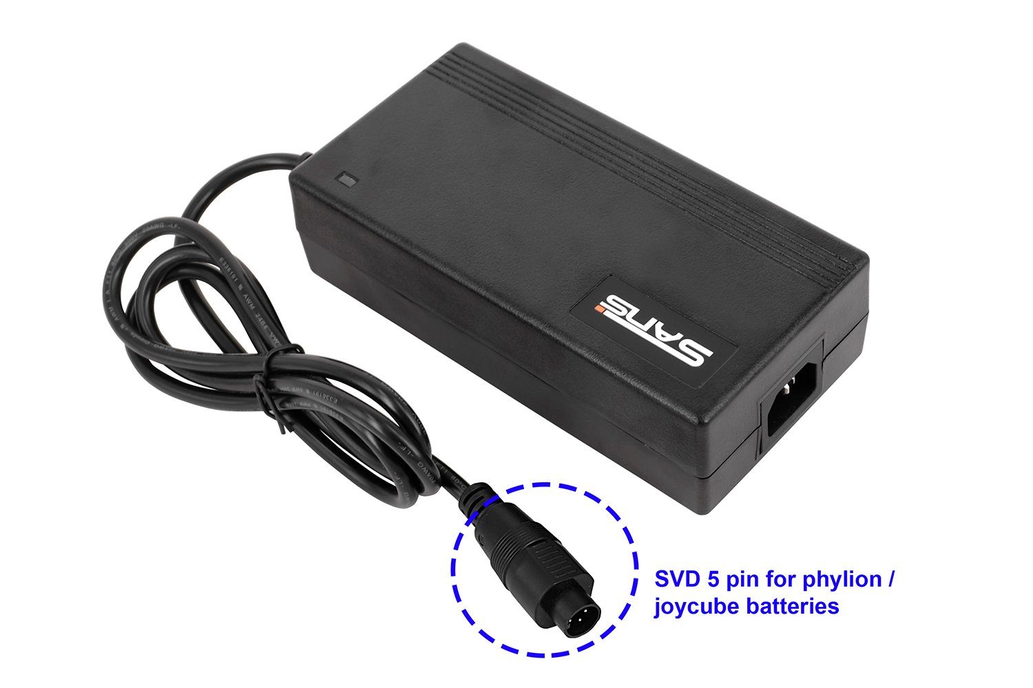 PowerSmart CAA111320E.502 Batterie-Ladegerät (für FISCHER E-Bike 48 V, 2 A passend zum Beispiel ETH 1606, EM 1608 uvm)