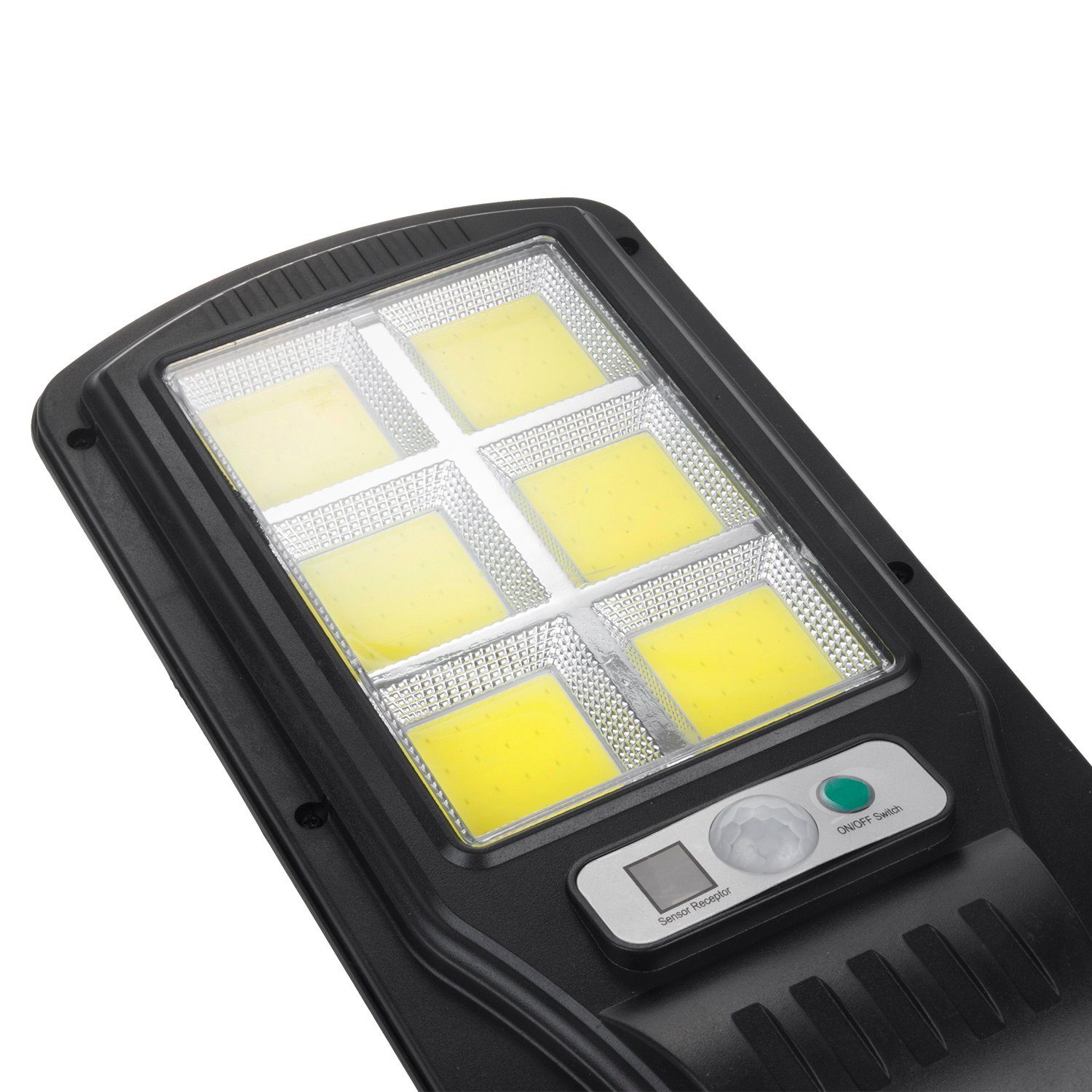 MCE446, Straßenlampe LED Maclean mit Solar und Kaltweiß, Bewegungs- Dämmerungssensor Solarleuchte