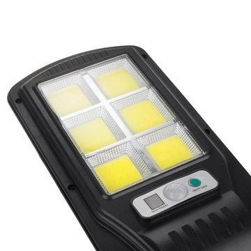 Maclean LED Solarleuchte MCE446, Kaltweiß, Solar Straßenlampe mit Bewegungs- und Dämmerungssensor