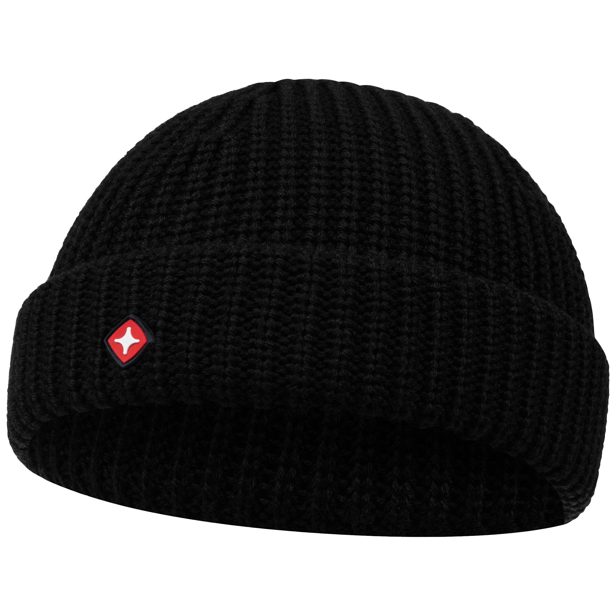 Höhenhorn Strickmütze Fisherman Mütze Unisex Herren Damen Fischermütze Merinowolle Einheitsgröße, warm, weich, schnelltrockned
