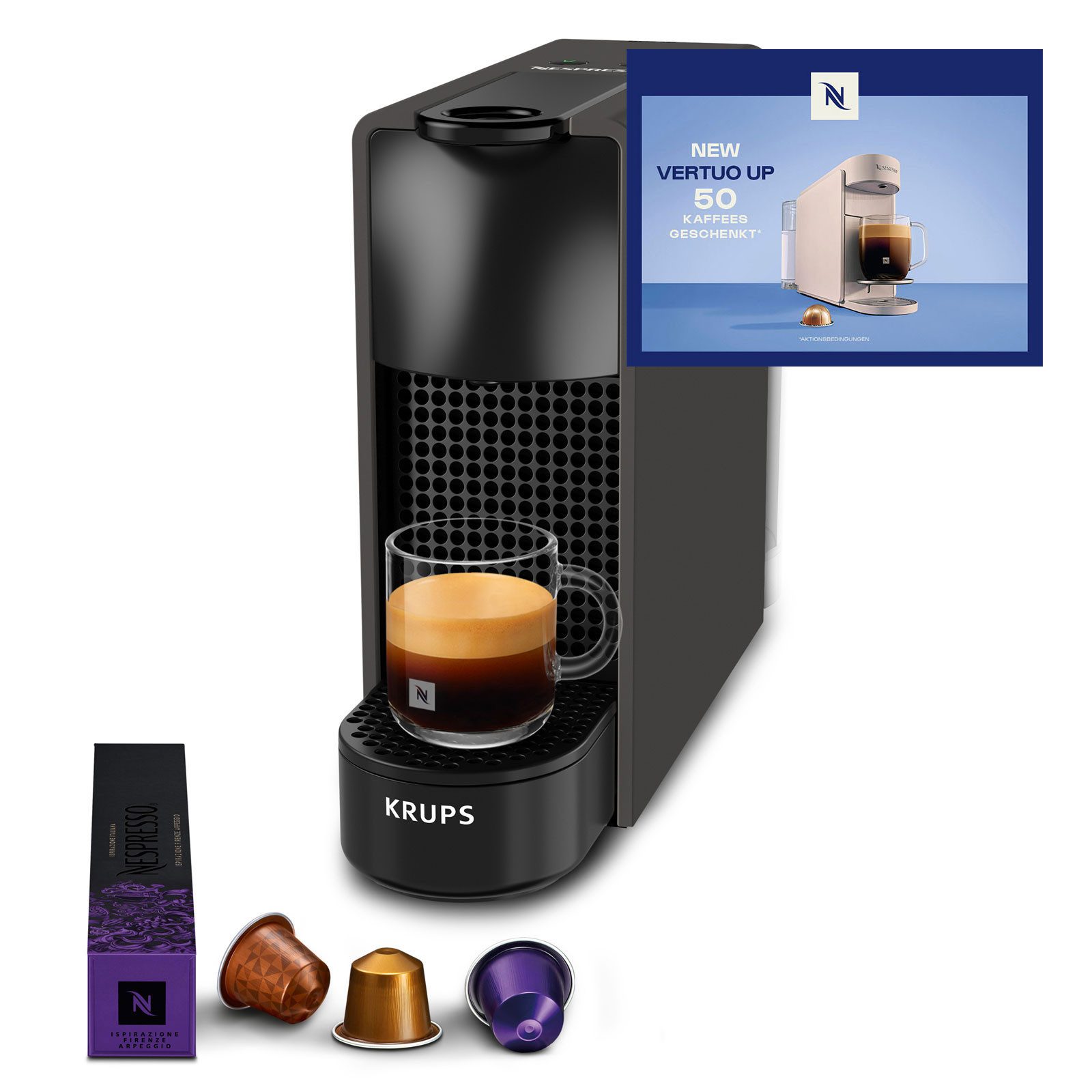 Krups Kapselmaschine XN110NF0.25, Alle von Nespresso gesammelten Aluminiumkapseln werden recycelt.