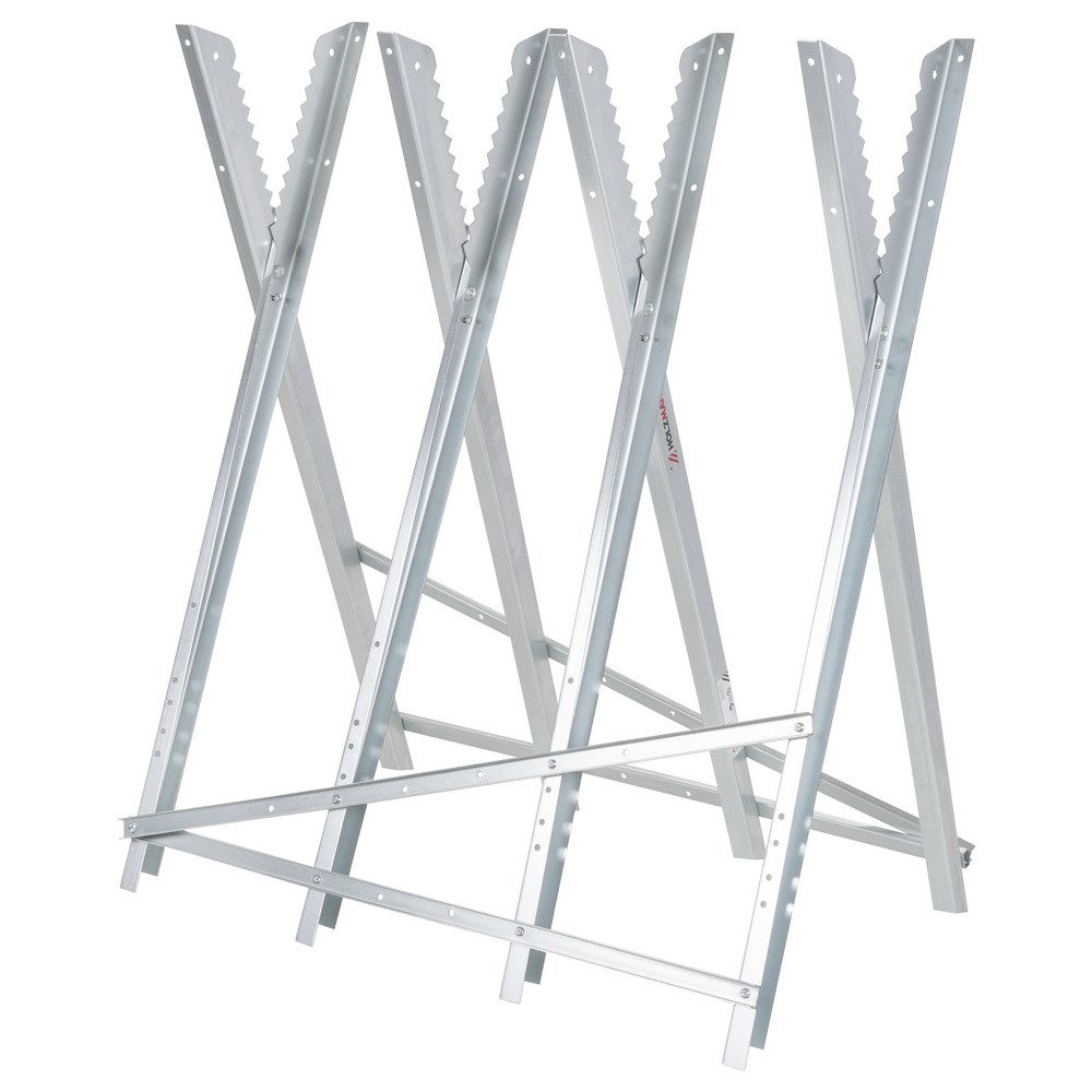 Holzmann Scaffolding Holzmann Machines SBO4X SBO4X Galvanized Steel Folding Sawhorse 150 kg