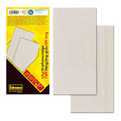 Idena Briefumschlag Idena 10543 - Briefumschläge Format DIN lang, recycling, selbstklebend