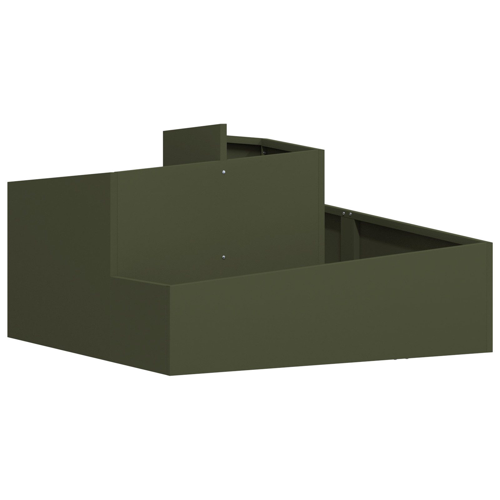 vidaXL Blumentopf Pflanzer Olivgrün 80x80x50 cm günstig online kaufen