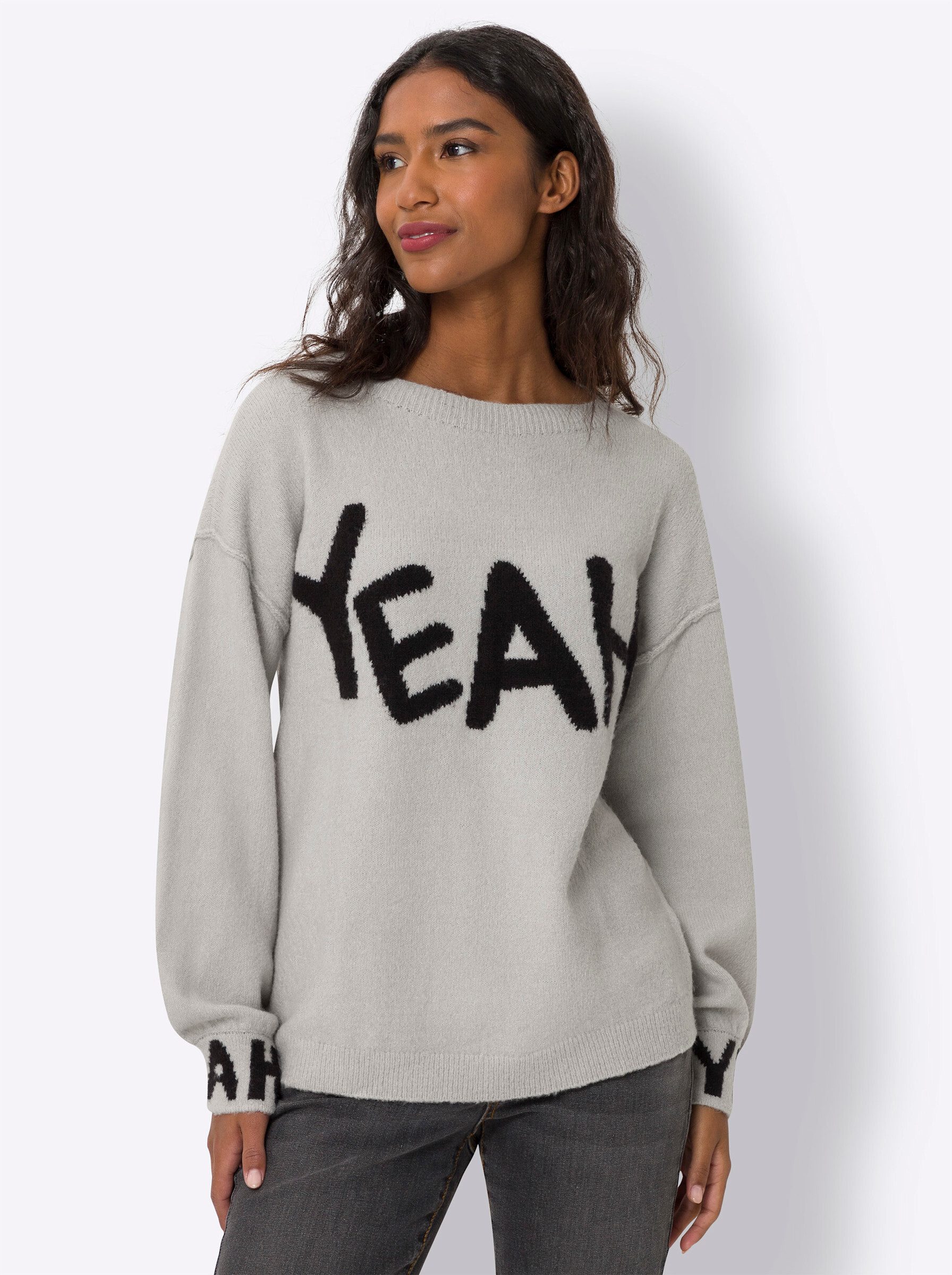 heine Strickpullover Pullover Langarm Jacquard