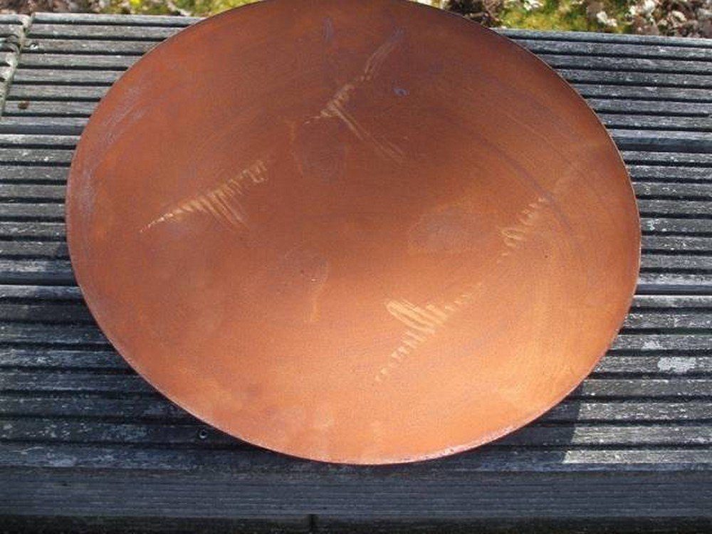 Deko-Impression Dekoschale Dekorative Eisenschale auf Kugeln, Pflanzschale, Dekoschale, Rost, 42 (1 St)