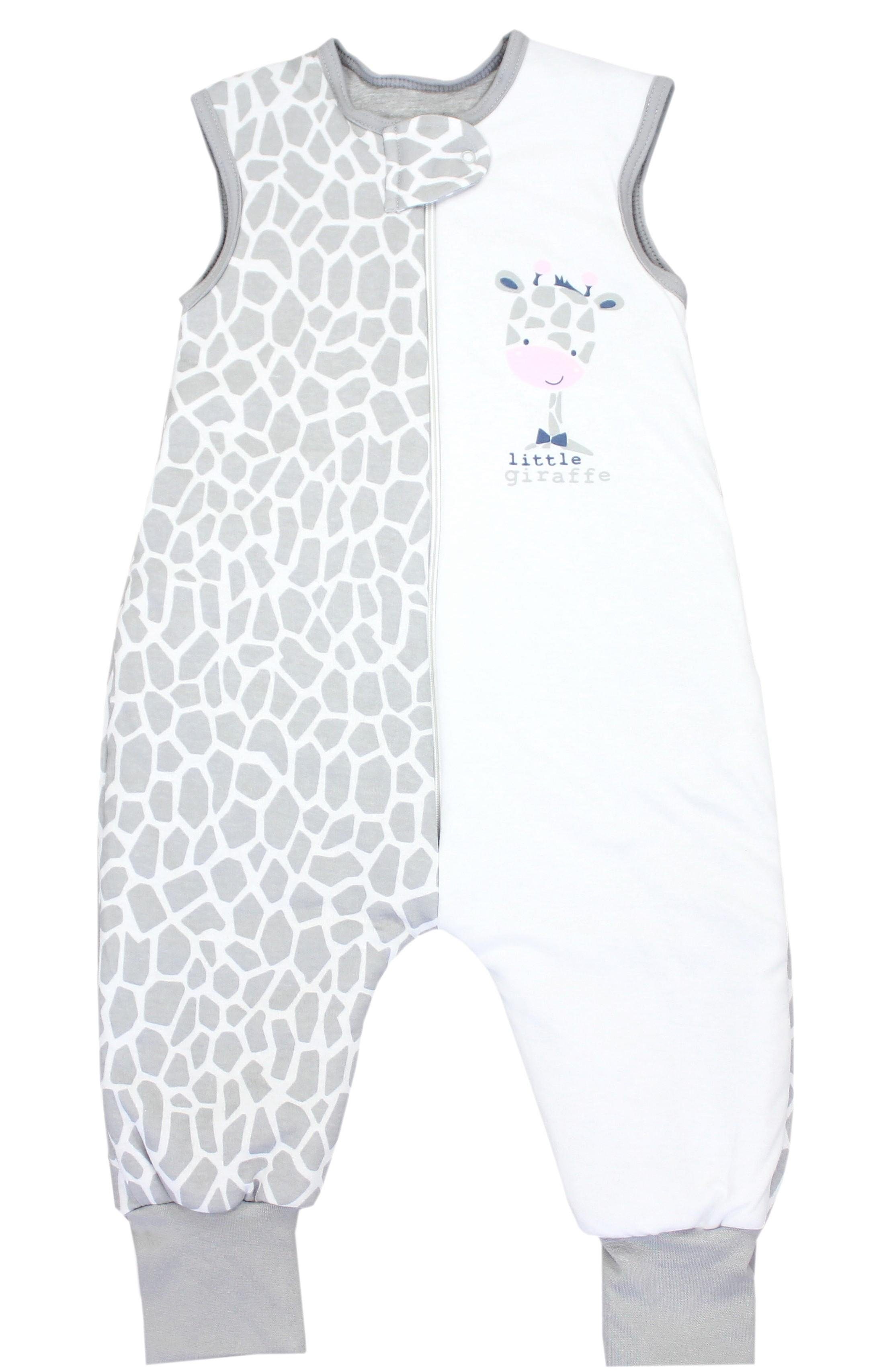 TupTam Babyschlafsack Winter Schlafsack mit Beinen OEKO-TEX zertifiziert 2,5 TOG Unisex Giraffe