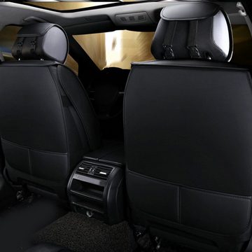 MAEREX Autositzbezug, Universal Autositzauflage Sitzkissen Kunstleder Wasserdicht, Geeignet für Fahrzeuge mit/ohne Seitenairbag