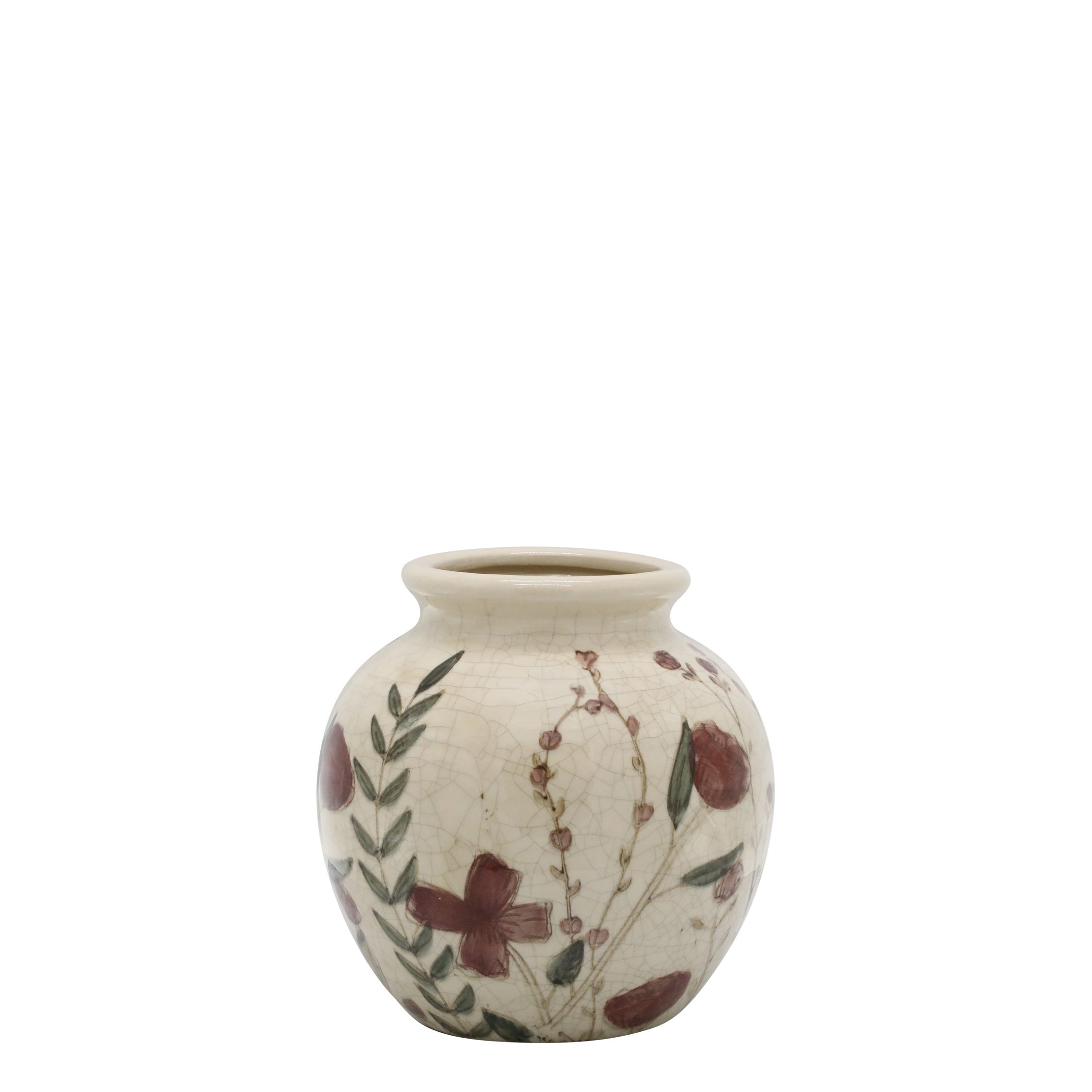 Chic Antique Tischvase Vase mit Blumenmotiv günstig online kaufen