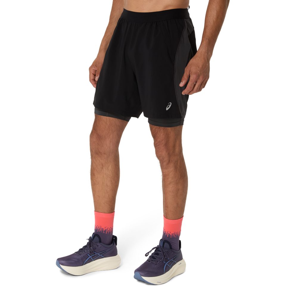 Asics Laufshorts ROAD 2-N-1 7IN SHORT ACTIBREEZE™ Technologie, Schnelltrocknend, Atmungsaktiv
