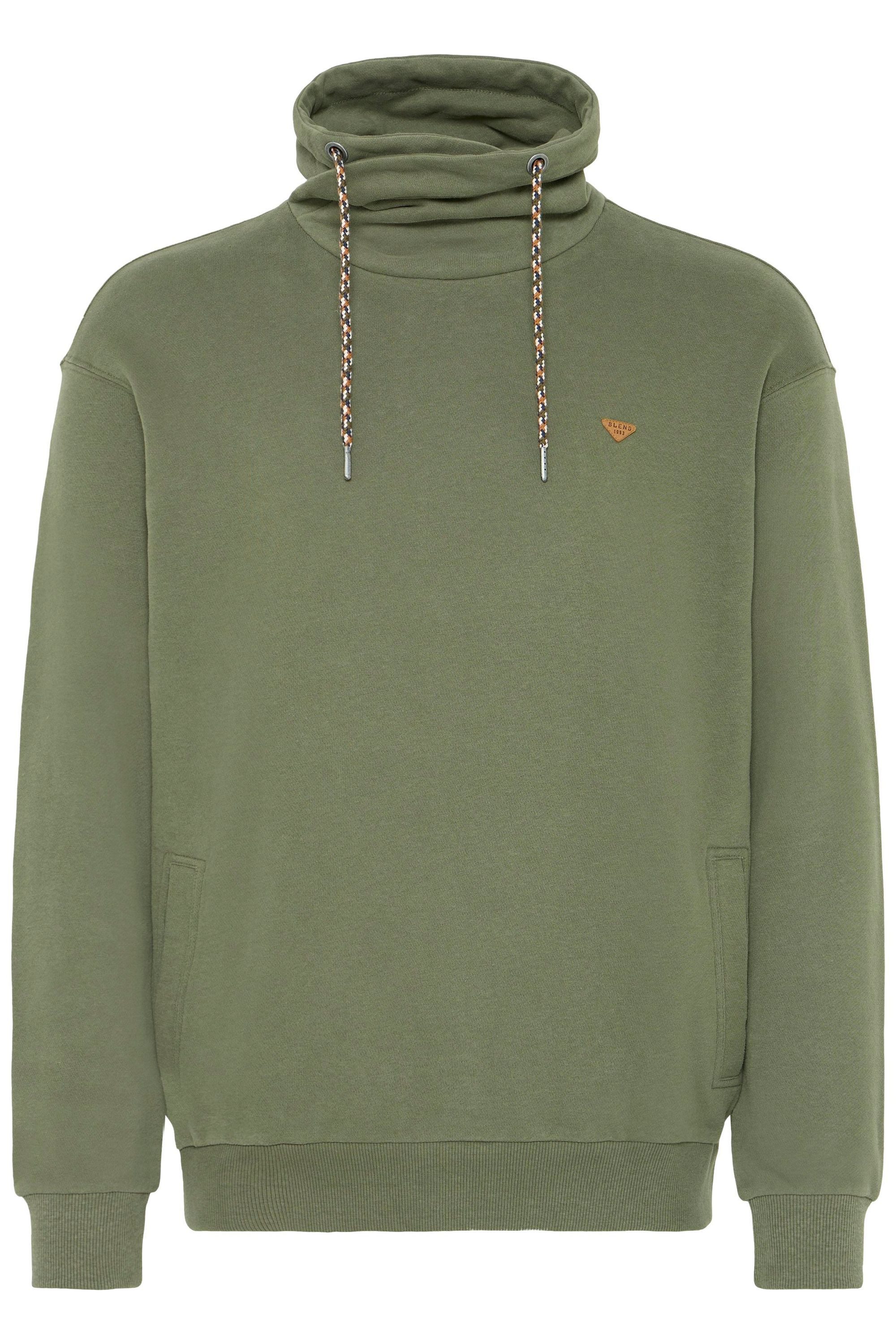 Blend Longpullover BHLapol Stilvoller Sweatpullover Tube-Kragen