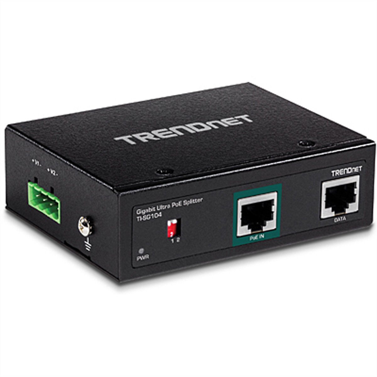 Trendnet TI-SG104 Netzwerk-Switch Industrieller Splitter UPoE Gigabit