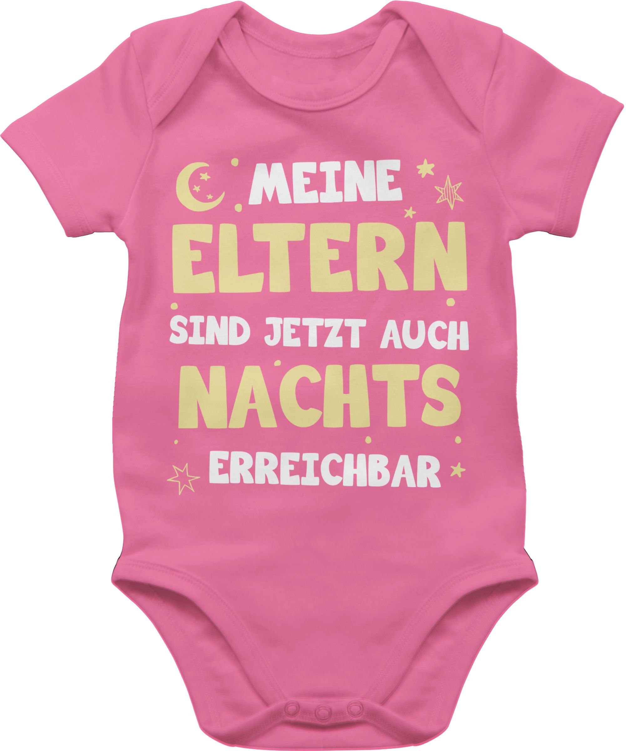 Baby nachts Shirtracer Pink sind Shirtbody jetzt Sprüche auch Meine 1 erreichbar Eltern