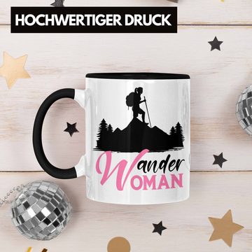 Trendation Tasse Trendation - Wander Woman Tasse Geschenk Wandern Frauen Geschenkidee Lustige Tasse zum Wandern