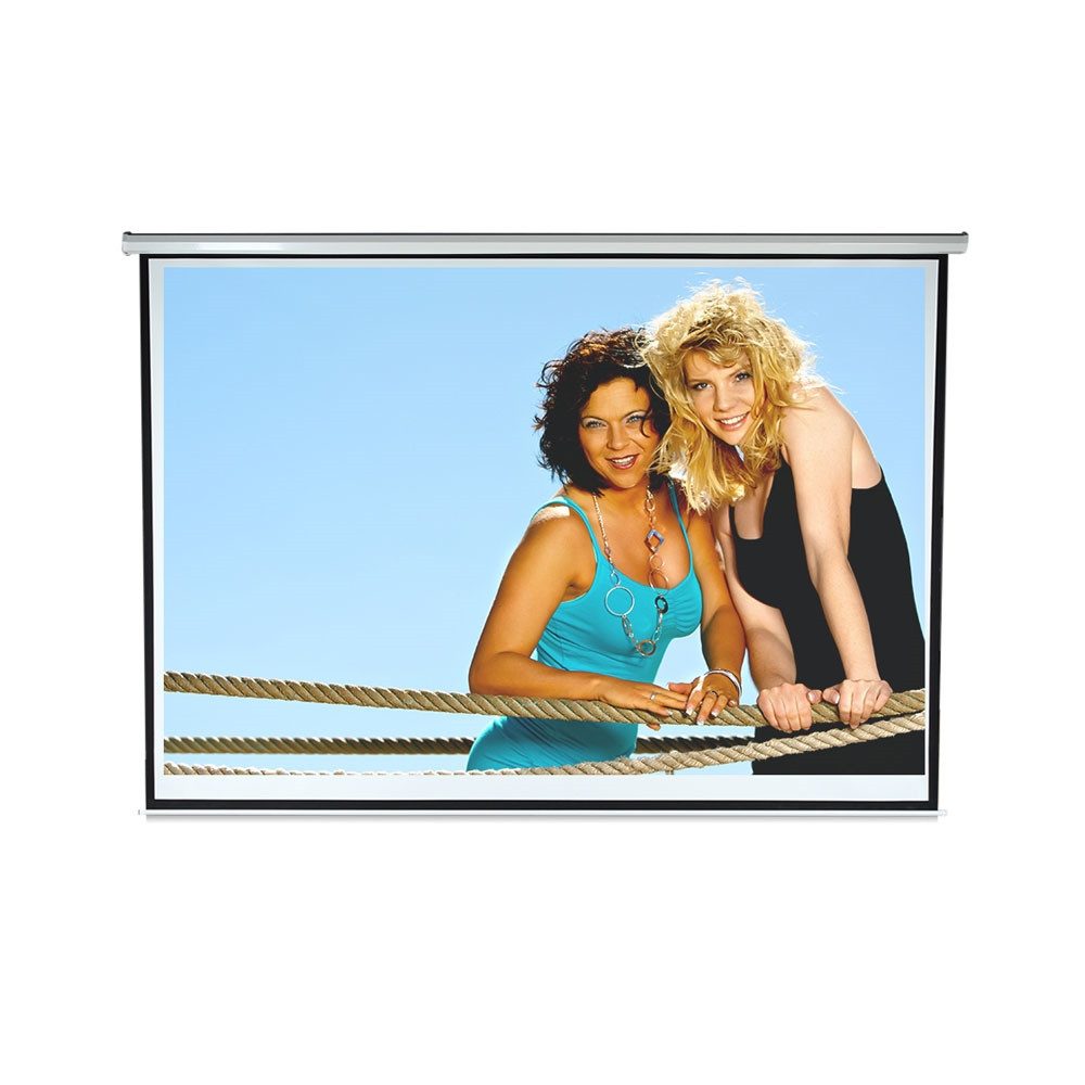 Mucola Beamerleinwand 120" Leinwand 244x182 Beamer FFB Heimkino 16:9 4:3 1:1 Rolloleinwand (Besseres Kontrastverhältnis)