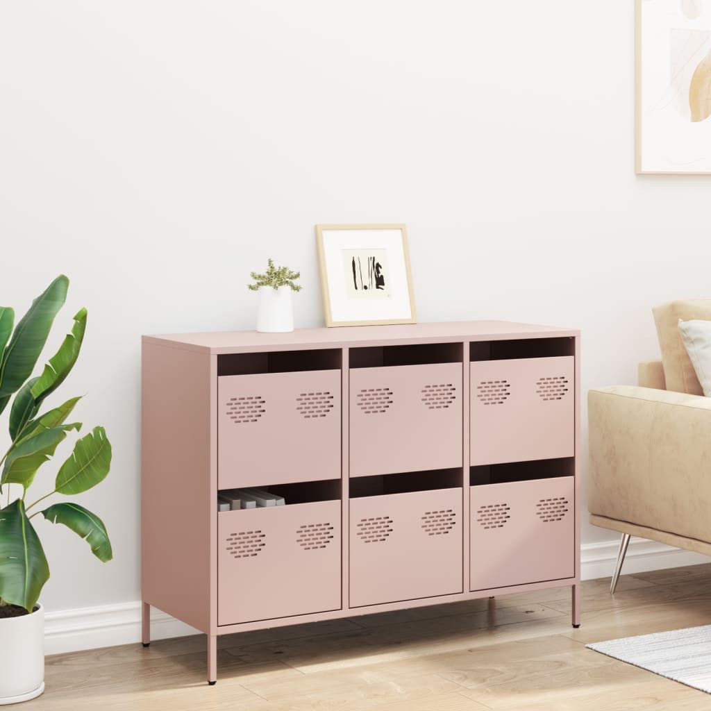vidaXL Sideboard Sideboard Rosa 101,5x39x73,5 cm günstig online kaufen