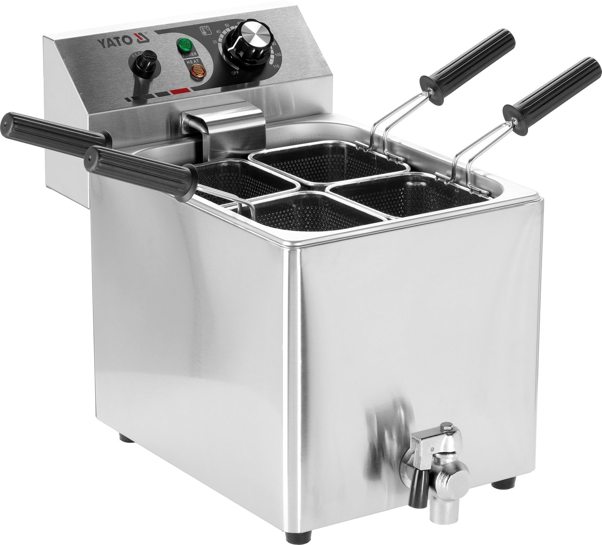 Yato Reiskocher Gastro Nudelkocher, Pastakocher 8L 3150W 550x470x380mm, Qualität