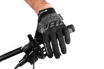 FORCE Fahrradhandschuhe Handschuhe FORCE MTB SWIPE grau-schwarz+15 °C plus