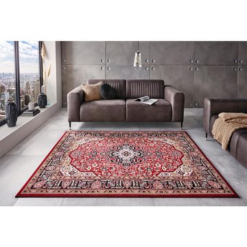 Teppich Orientalischer Teppich Skazar Isfahan Rot, NOURISTAN, rechteckig, Höhe: 9 mm