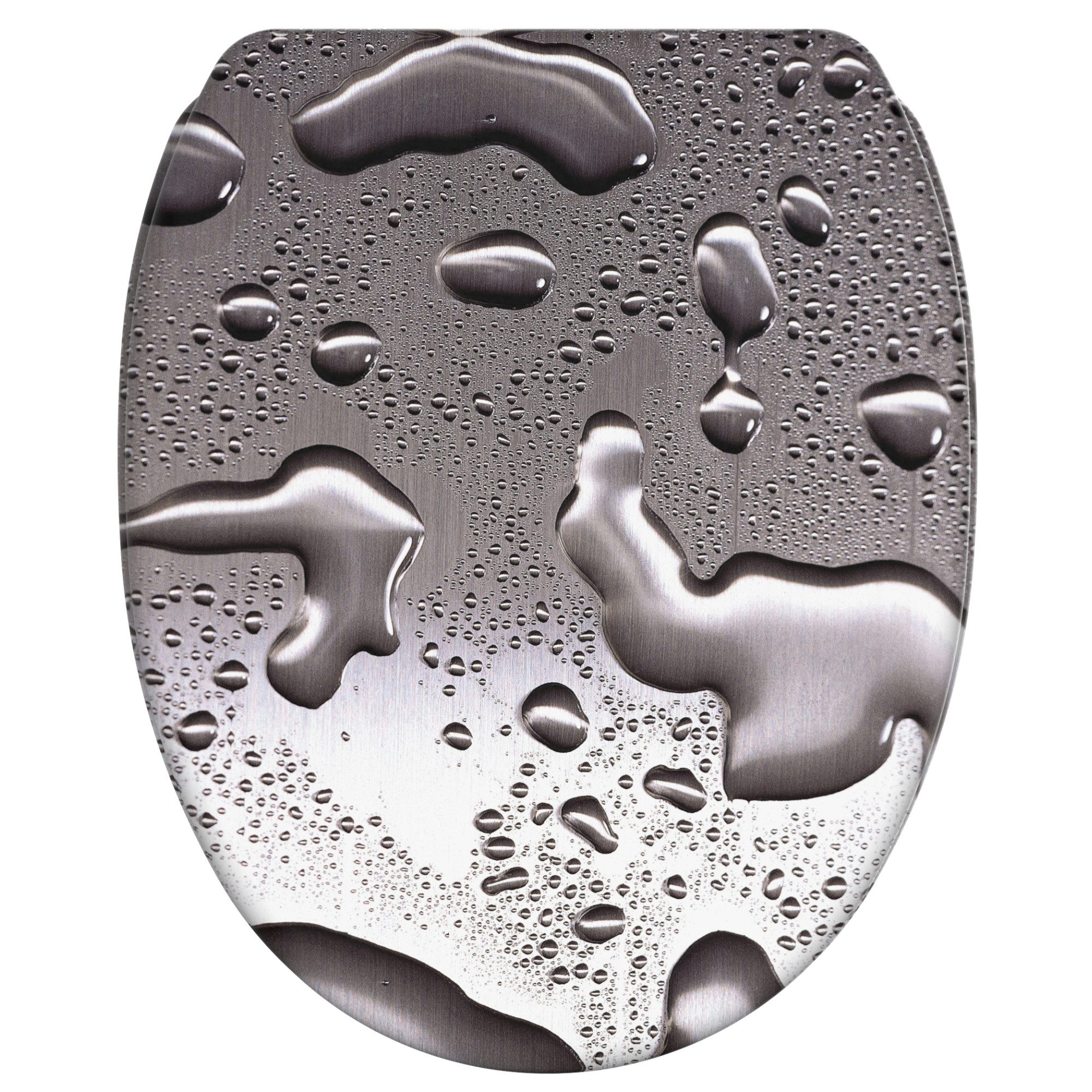 Sanilo WC-Sitz Dewdrop mit Absenkautomatik & Quick Release, Premium Toilettendeckel, abnehmbar, leichte Montage von oben