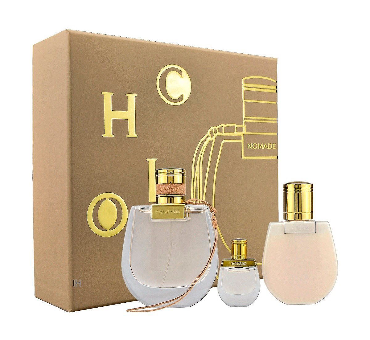 Duft-Set + + Body 75ml Chloé EdP EdP Nomade Lotion 5ml 100ml Chloe