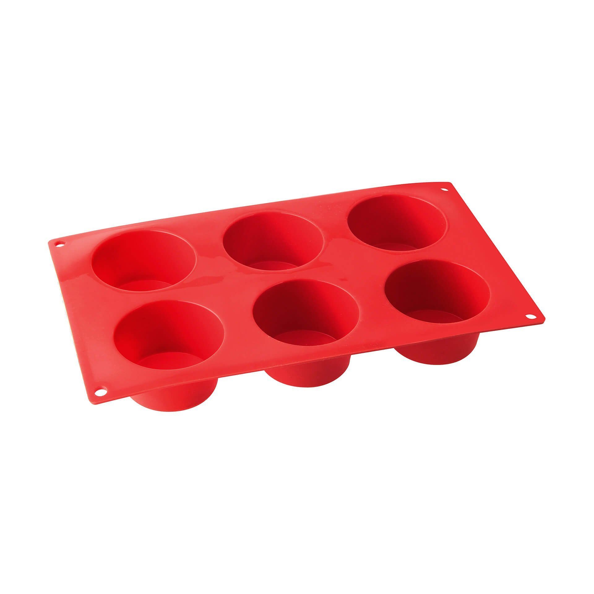 Dr. Oetker Backform Dr. Oetker, Muffinform Silikon 6er Flexxibel Love, (1-tlg) | Backformen