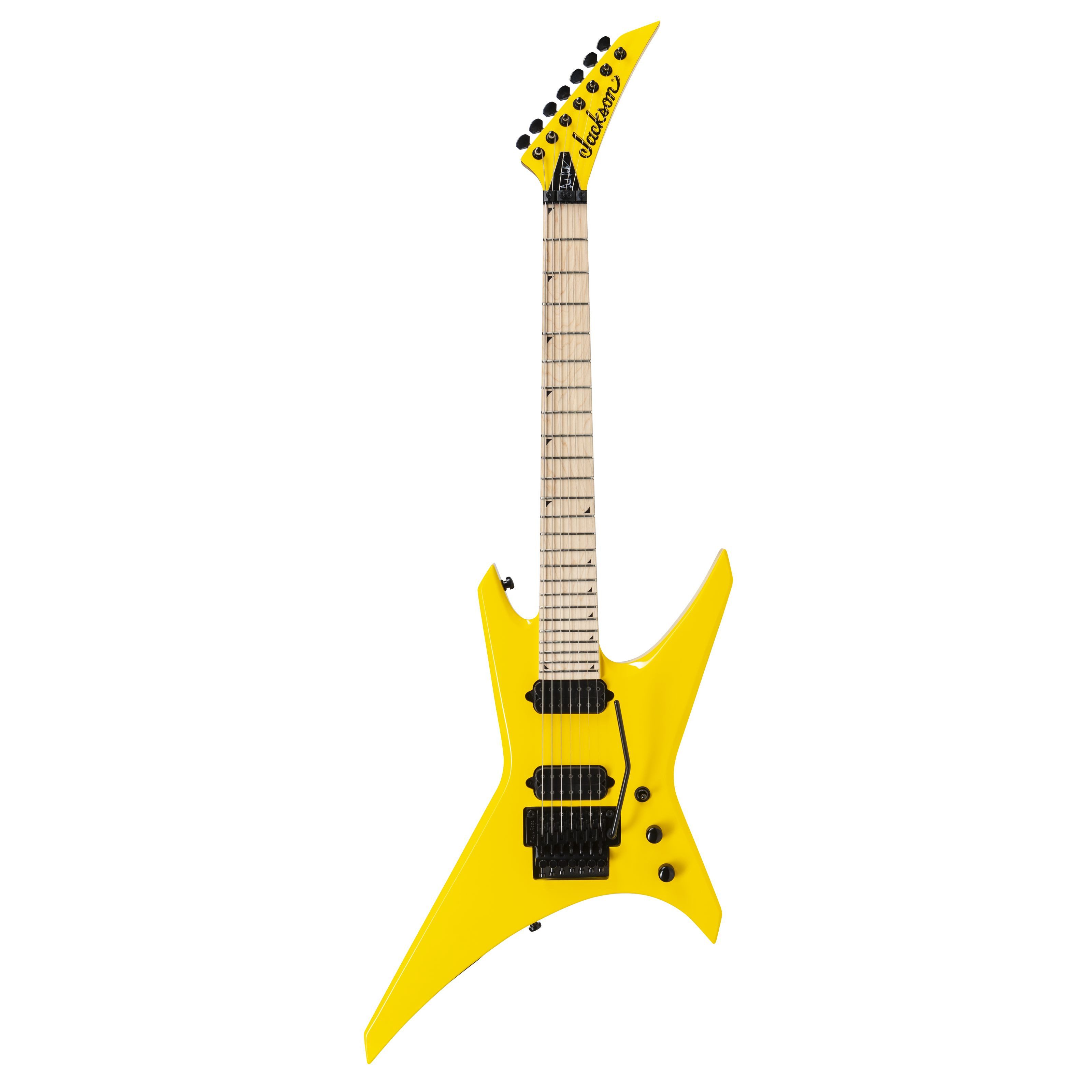 Jackson E-Gitarre, E-Gitarren, Andere Modelle, Pro Signature Dave Davidson Warrior WR7 MPL Ferrari Yellow -