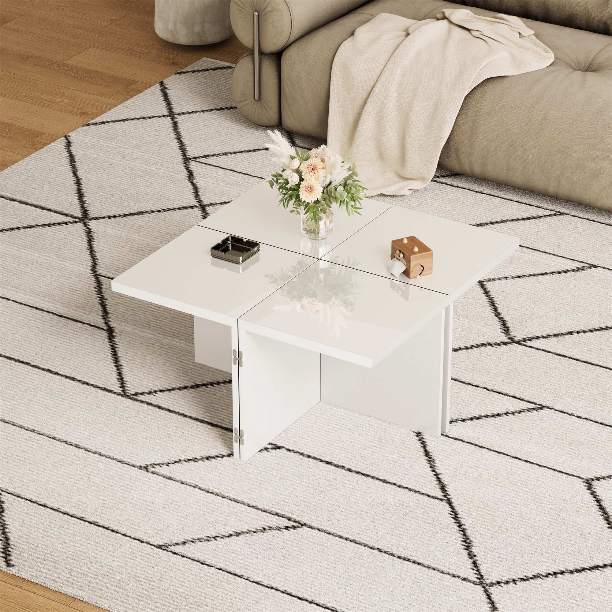HAUSS SPOLE Couchtisch DIY Couchtisch, Hochglanz günstig online kaufen