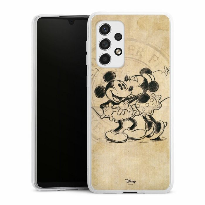 DeinDesign Handyhülle Mickey Mouse Minnie Mouse Vintage Minnie&Mickey Samsung Galaxy A33 5G Silikon Hülle Bumper Case Handy Schutzhülle