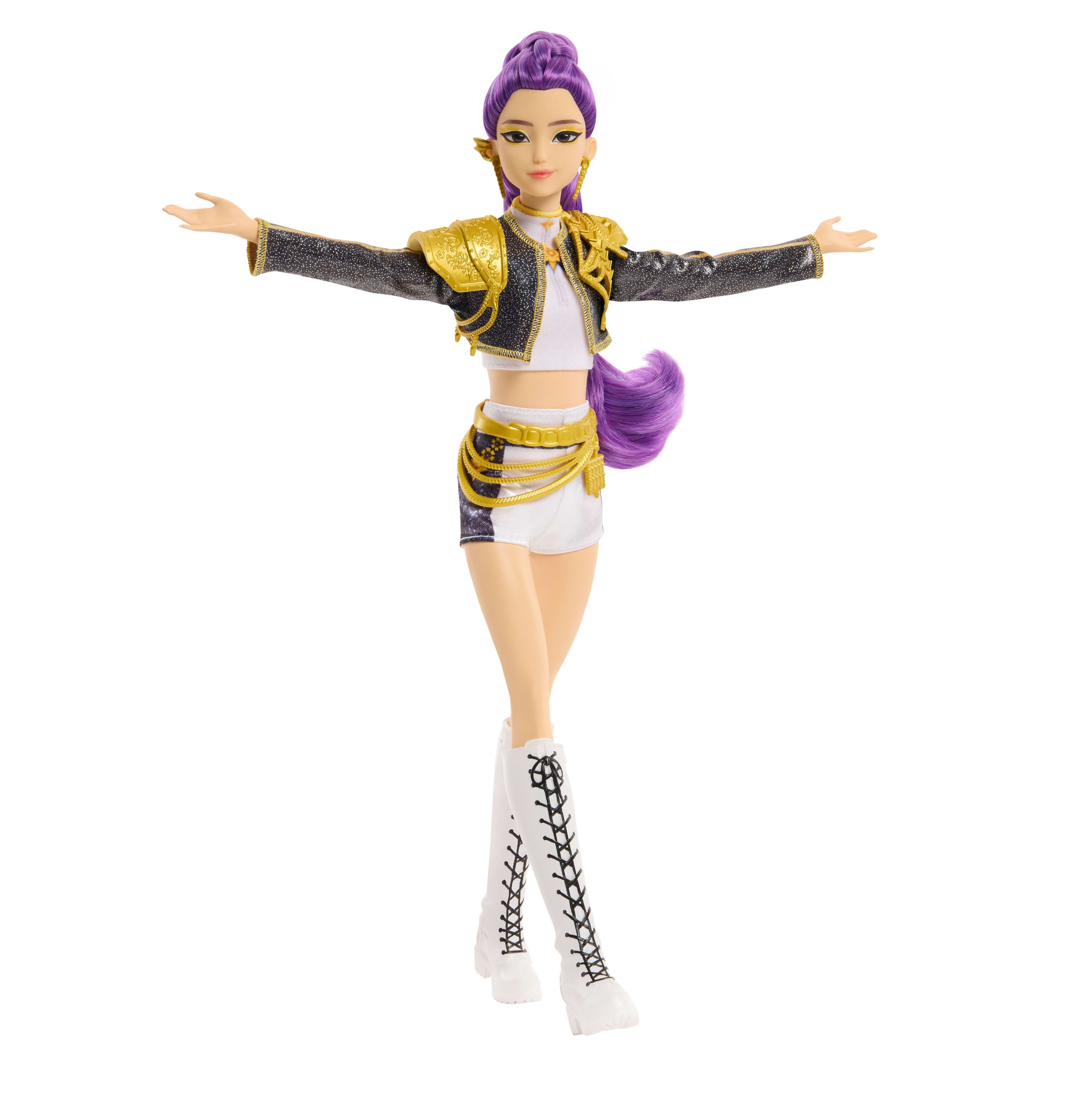 Mattel® Anziehpuppe KPop Demon Hunters HUNTR/X Rumi „Golden“, singt den Song „Golden“