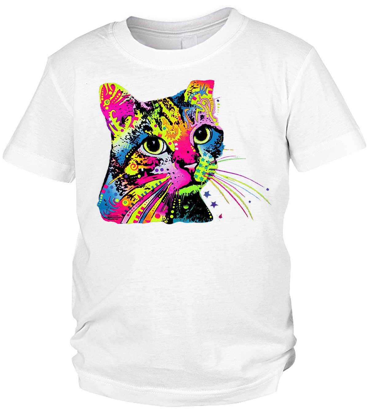 Tini - Shirts Print-Shirt Katzen Motiv Kindershirt buntes Katzenshirt für Kinder : Catillac New | T-Shirts