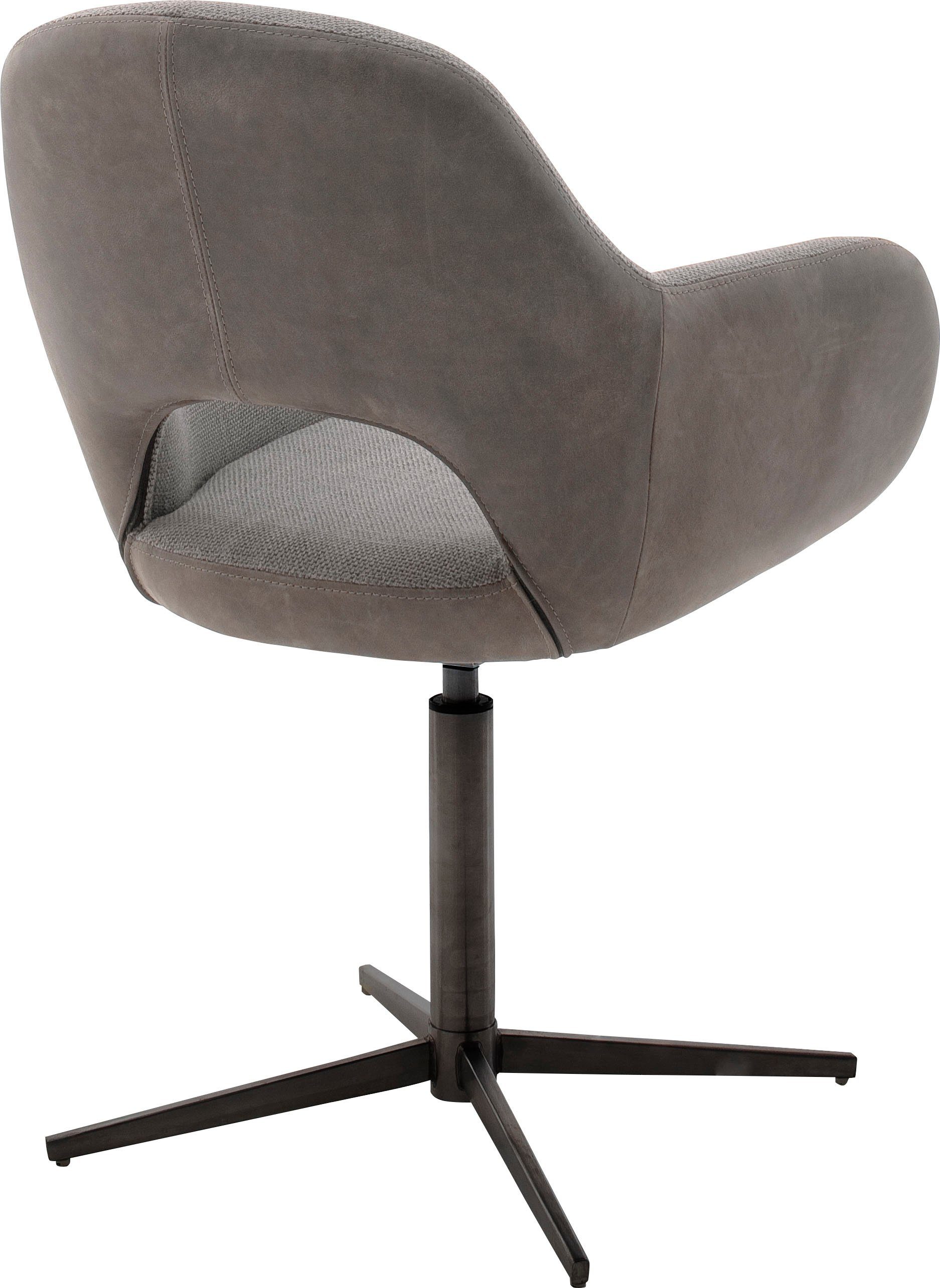 Esszimmerstuhl (Set, Cappuccino Cappuccino Nivellierung Melrose 2 Stuhl MCA | furniture mit St), 360°drehbar