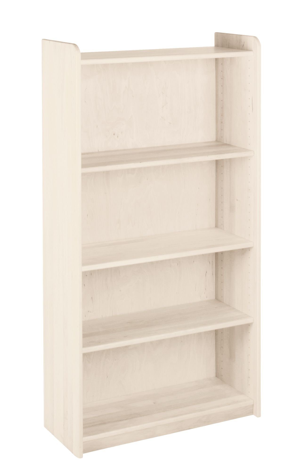BioKinder - Das gesunde Kinderzimmer Standregal Lara, Bücherregal 160 cm mit 3 Einlegeböden