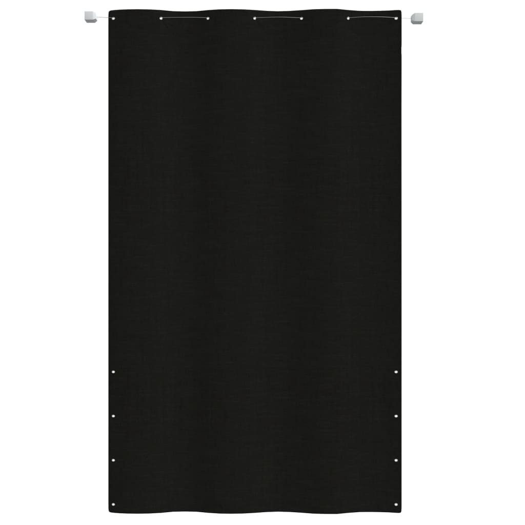 vidaXL Balkonsichtschutz Balkon-Sichtschutz Schwarz 140x240 cm günstig online kaufen