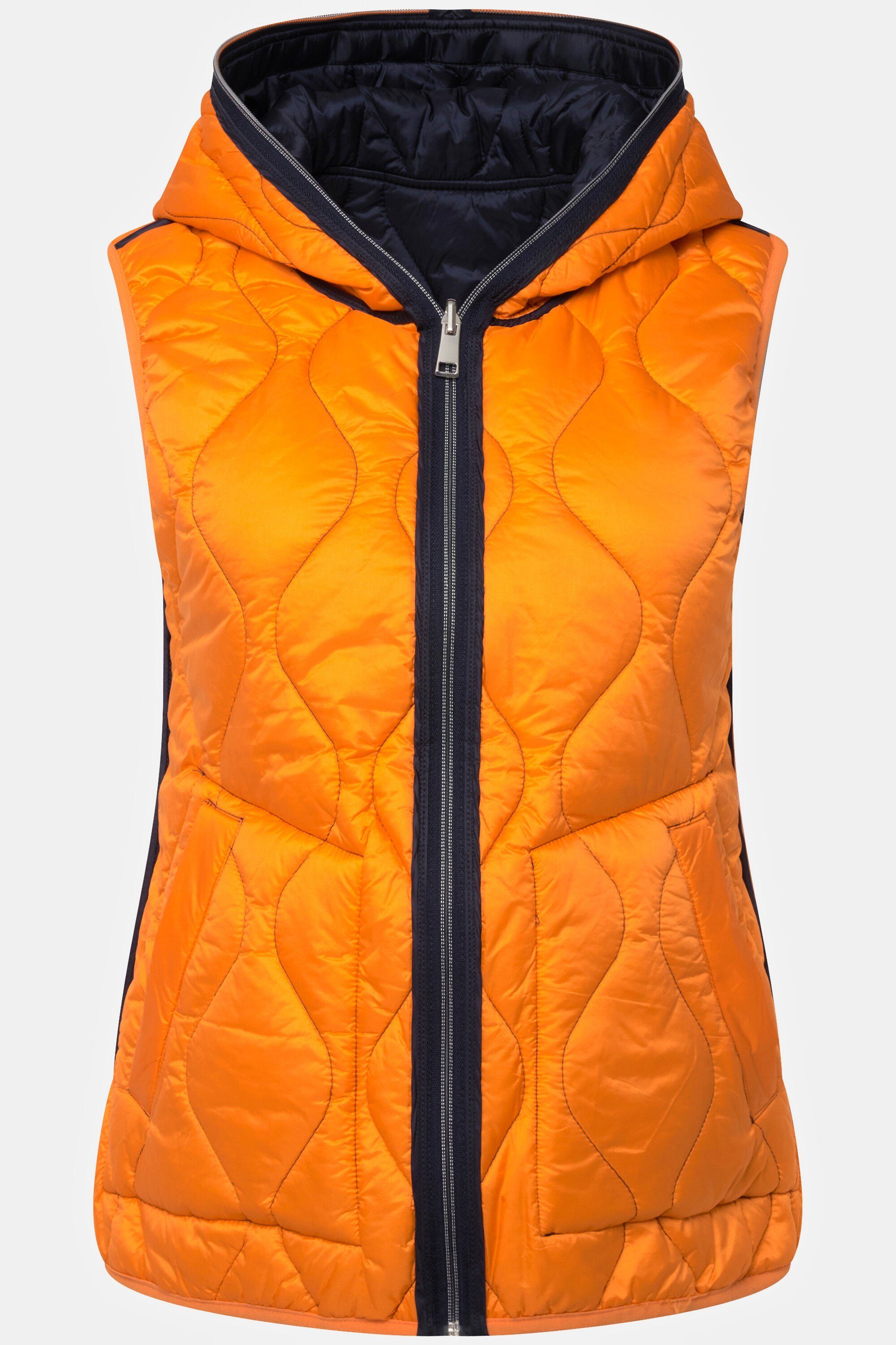 Laurasøn Steppweste Wende-Steppweste Kapuze Zipper – Bild 5 von 5