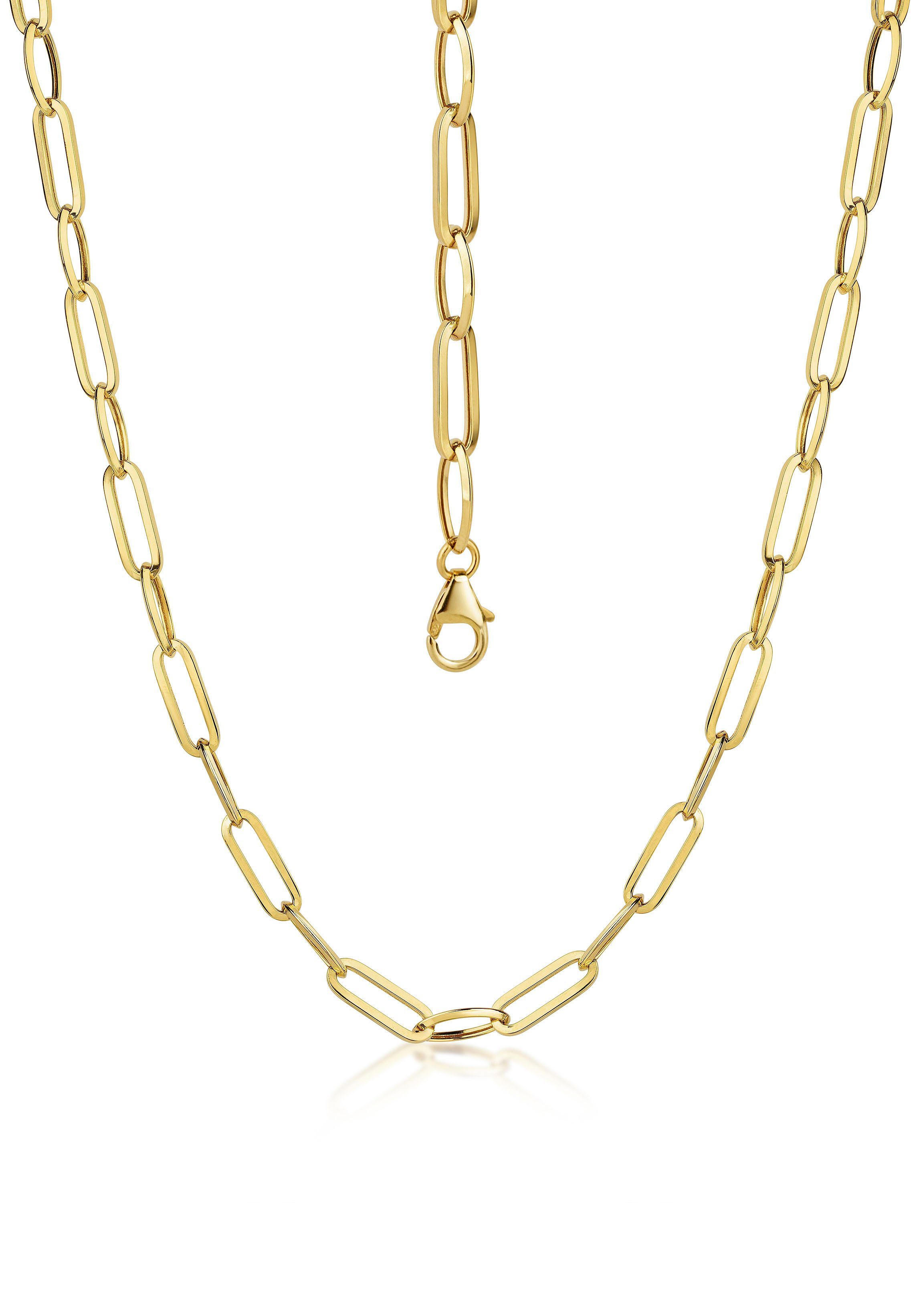 Firetti Charm-Kette Schmuck Geschenk Gold 585, Langankerkette, ca. 6 mm breit, Made in Germany