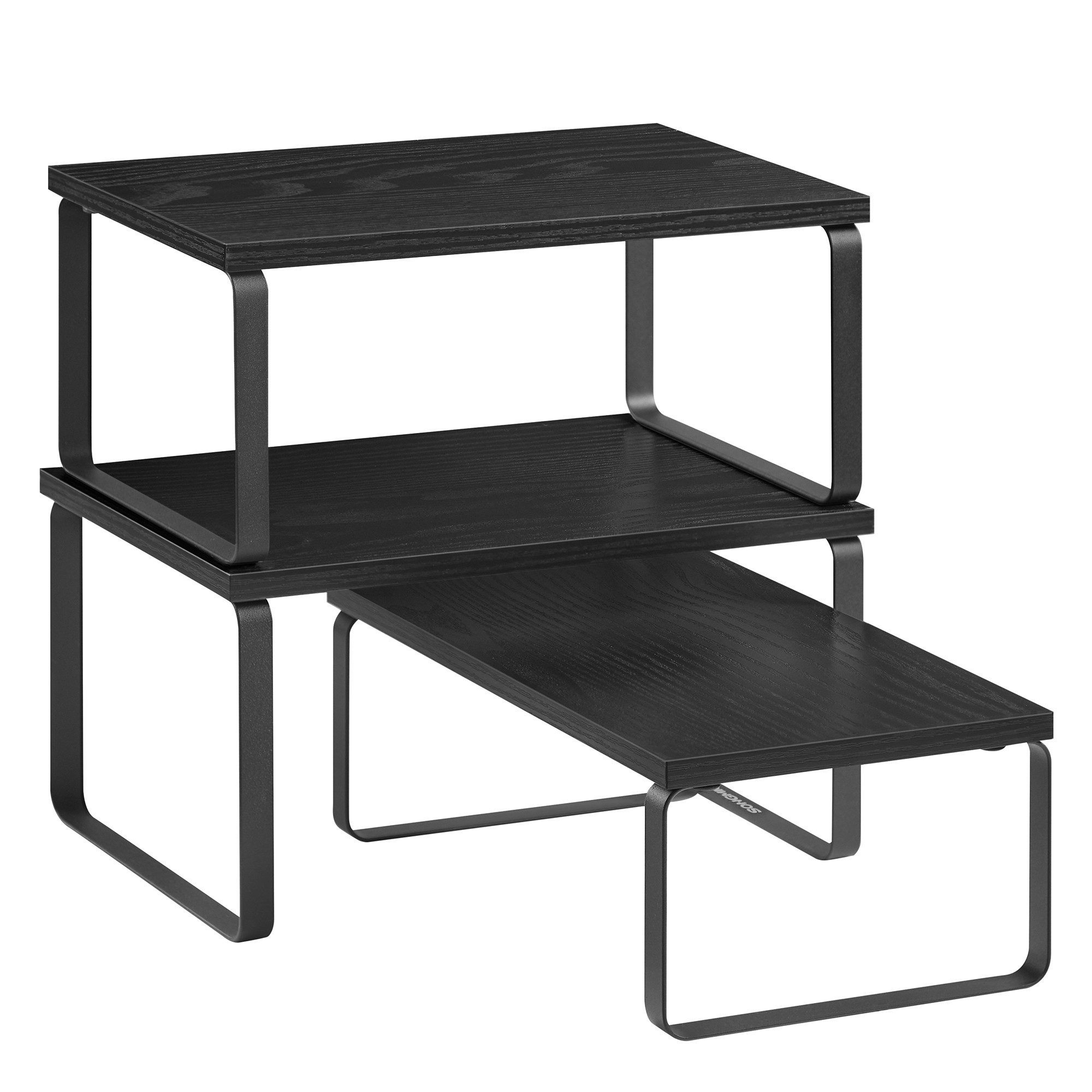 SONGMICS Gewürzregal, 3-tlg., Küchenregal, erweiterbar, Gewürzhalter günstig online kaufen