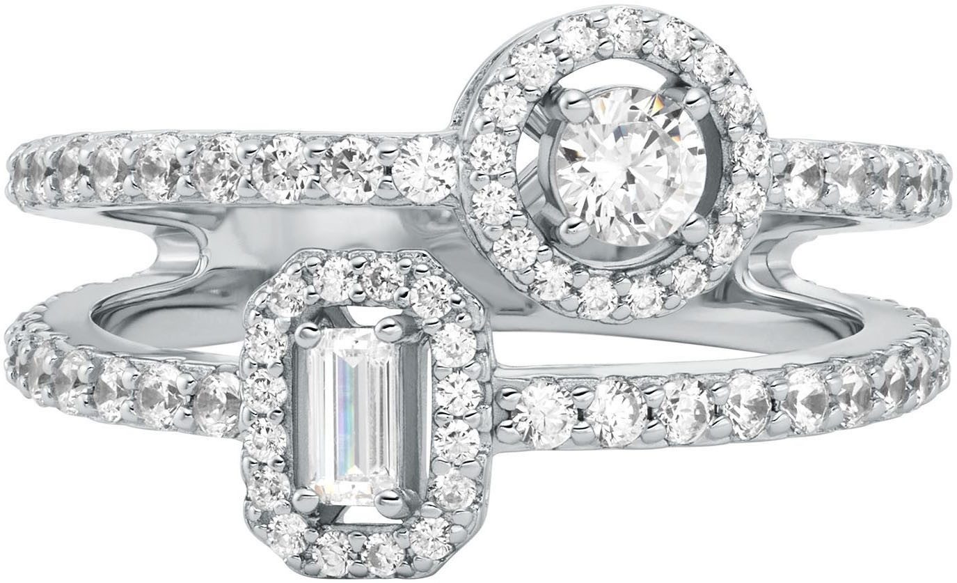 MICHAEL KORS Fingerring Schmuck Geschenk Silber 925 Ring HALO STACKED, mit günstig online kaufen