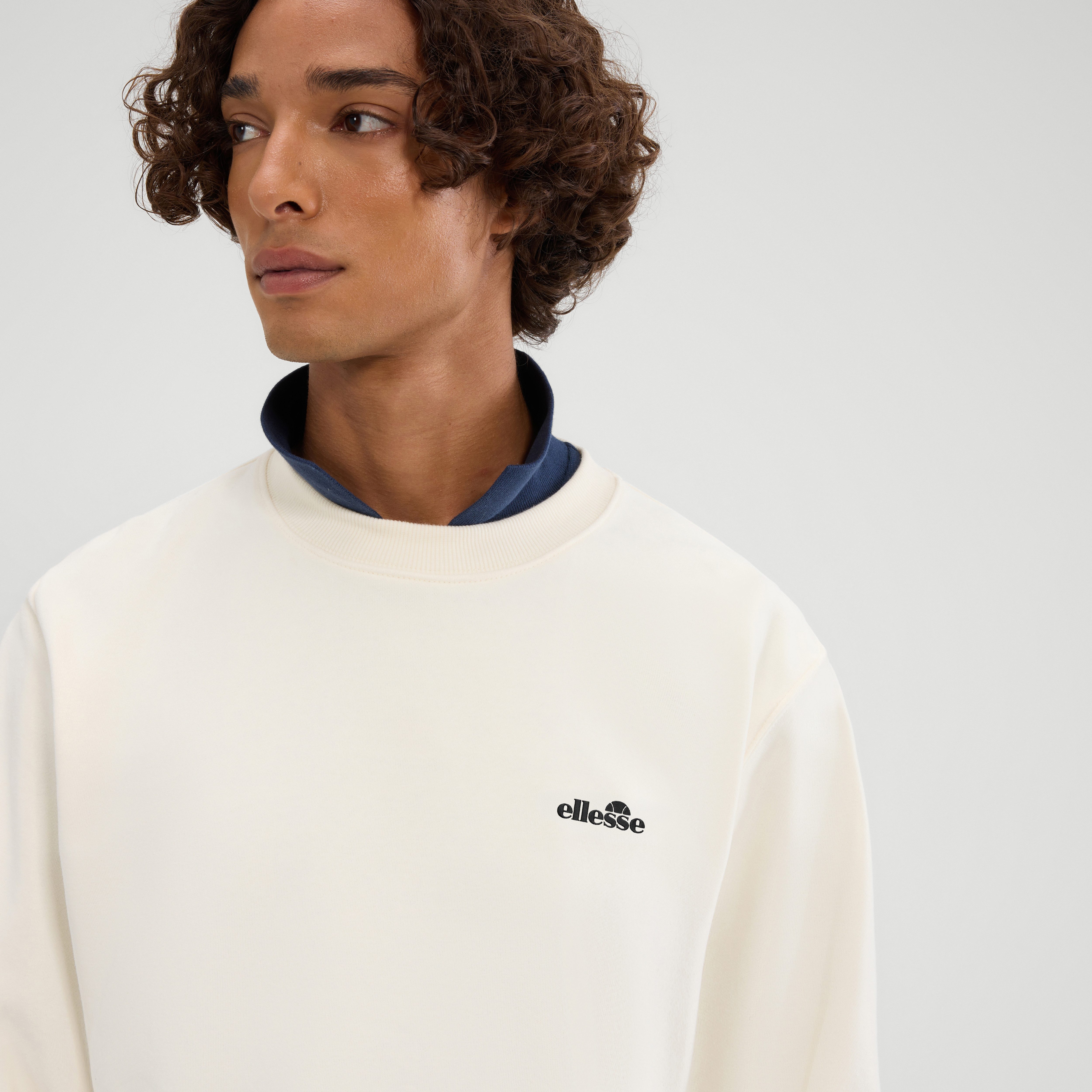 Ellesse Sweatshirt CORCOLLE SWEATSHIRT mit Rundhalsausschnitt, ohne Verschluss, aus Baumwolle und Polyester