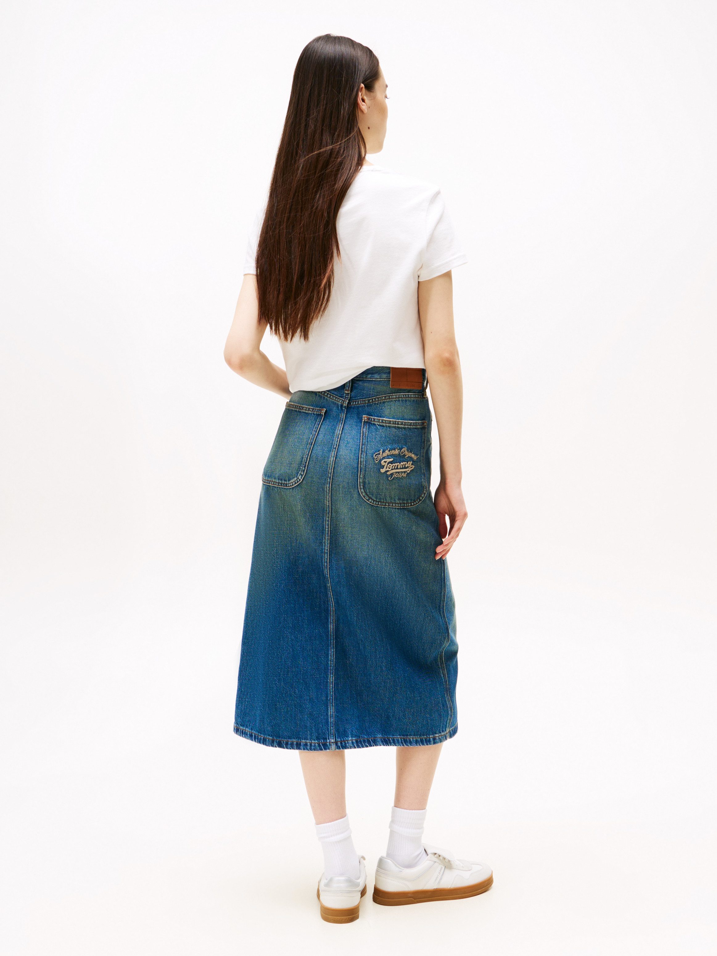 Tommy Jeans Jeansrock CLAIRE MIDI SKIRT UTILITY CI2037