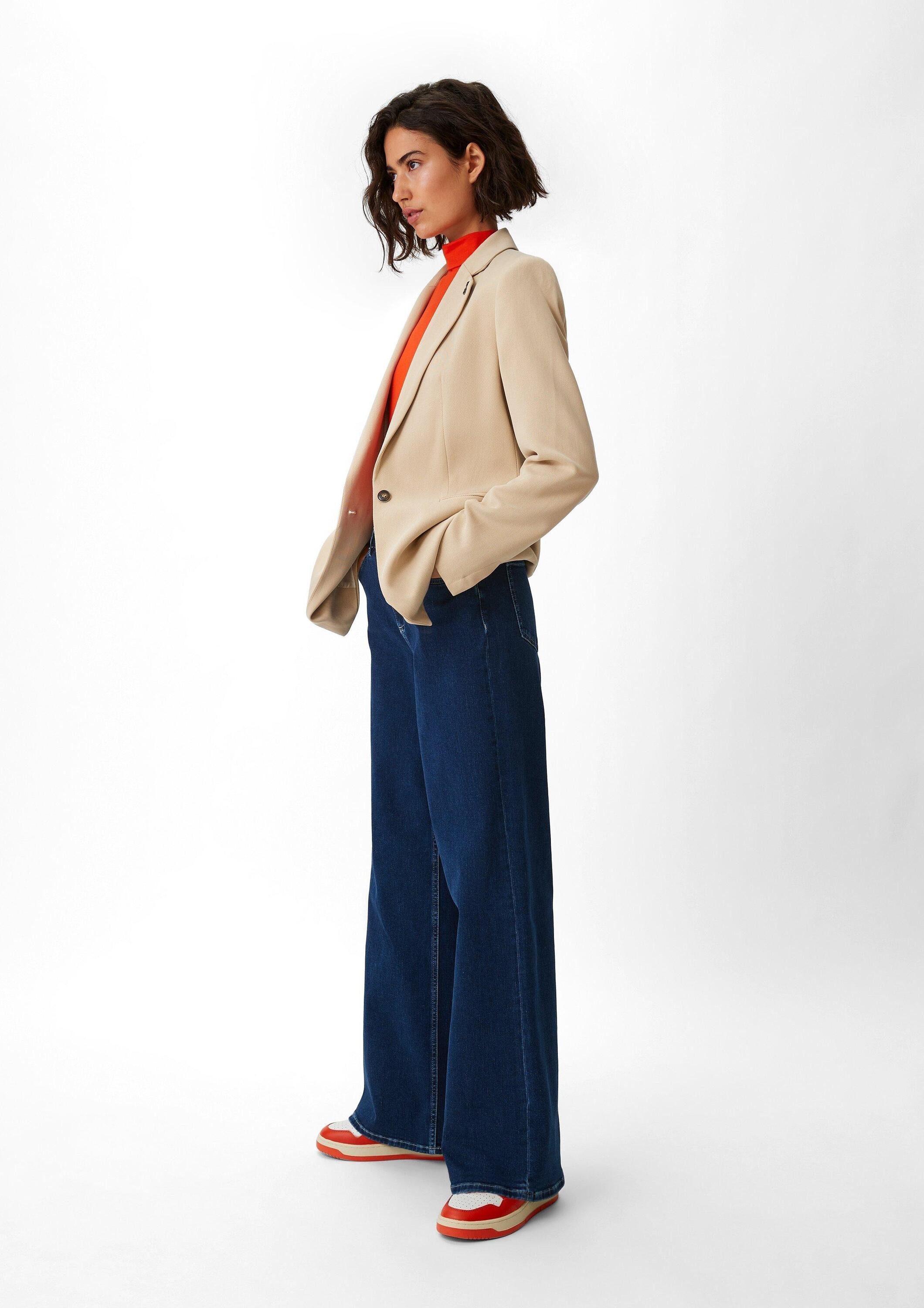 comma Weite Jeans Jeans-Hose Loose: Jeans mit Wide Leg