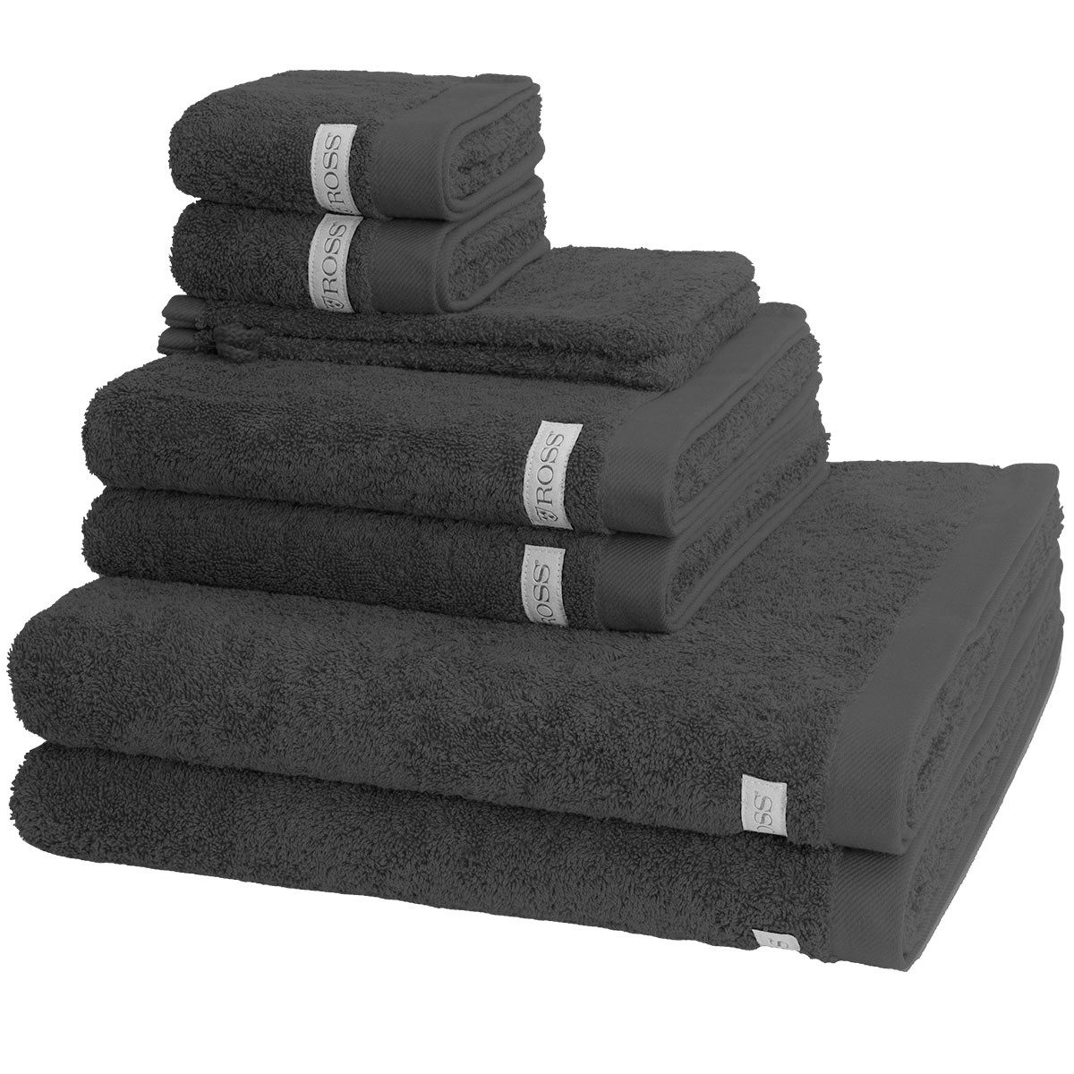 ROSS Handtuch Set Sinfonie, Walkfrottee (Spar-Set, 8-St), 2 X Wasch- 2 X Gä günstig online kaufen