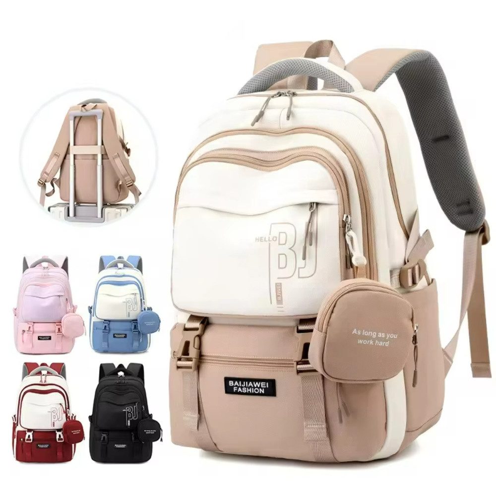 Blusmart Schulrucksack Jungen mädchen teenager schultasche mit Geldbörse (Wasserdicht Rucksack, 1-tlg., Laptop tasche backpack), für Jungen und Mädchen