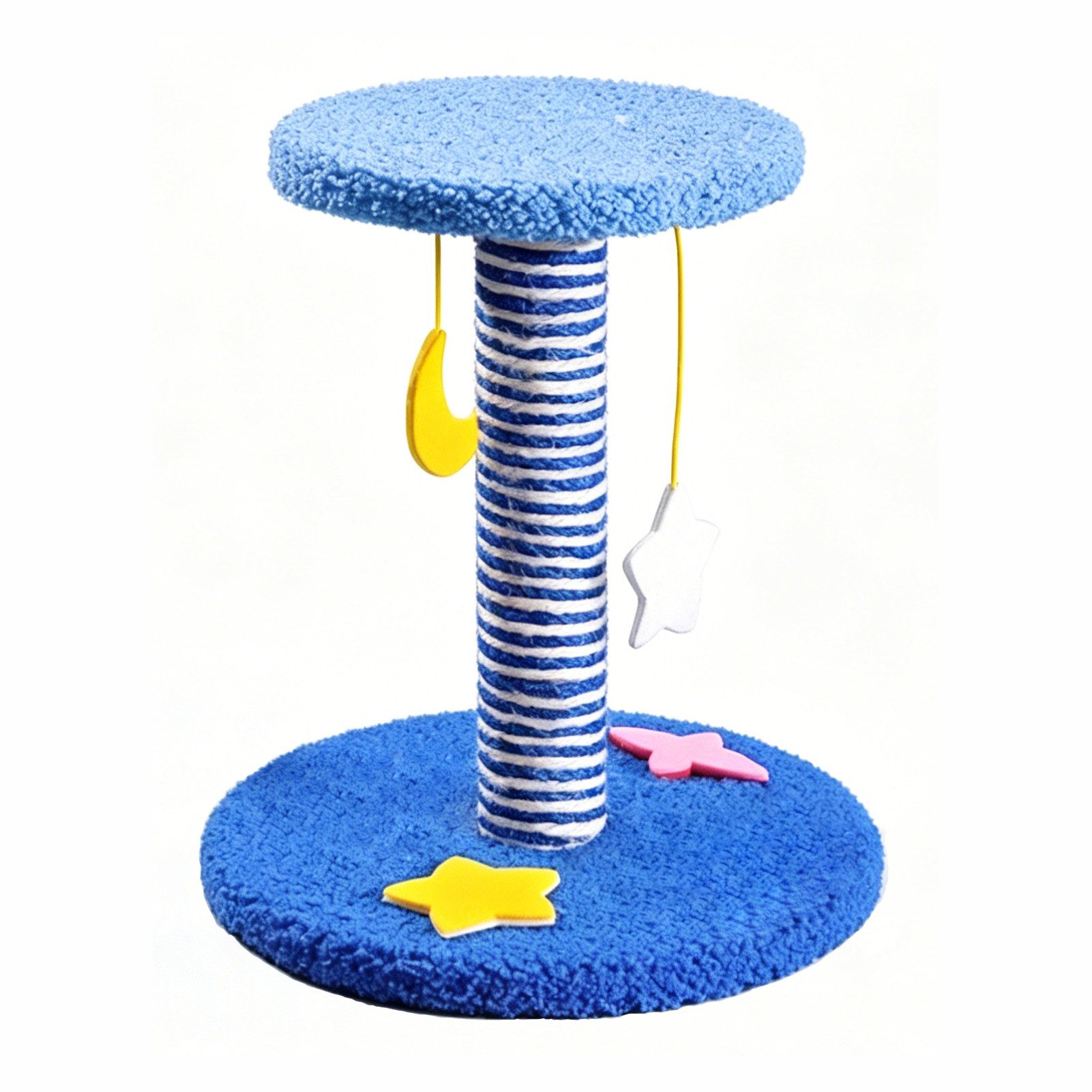 Jumpeak Kratzbaum-Liegemulde Kratzbaum mit Kratzbäumen für Indoor-Katzen, Aktivitätszentrum, Spielbälle,Sisalsäule,Plüsch-Stoff,Ruheplattform,Sisal-Kratzstämmen