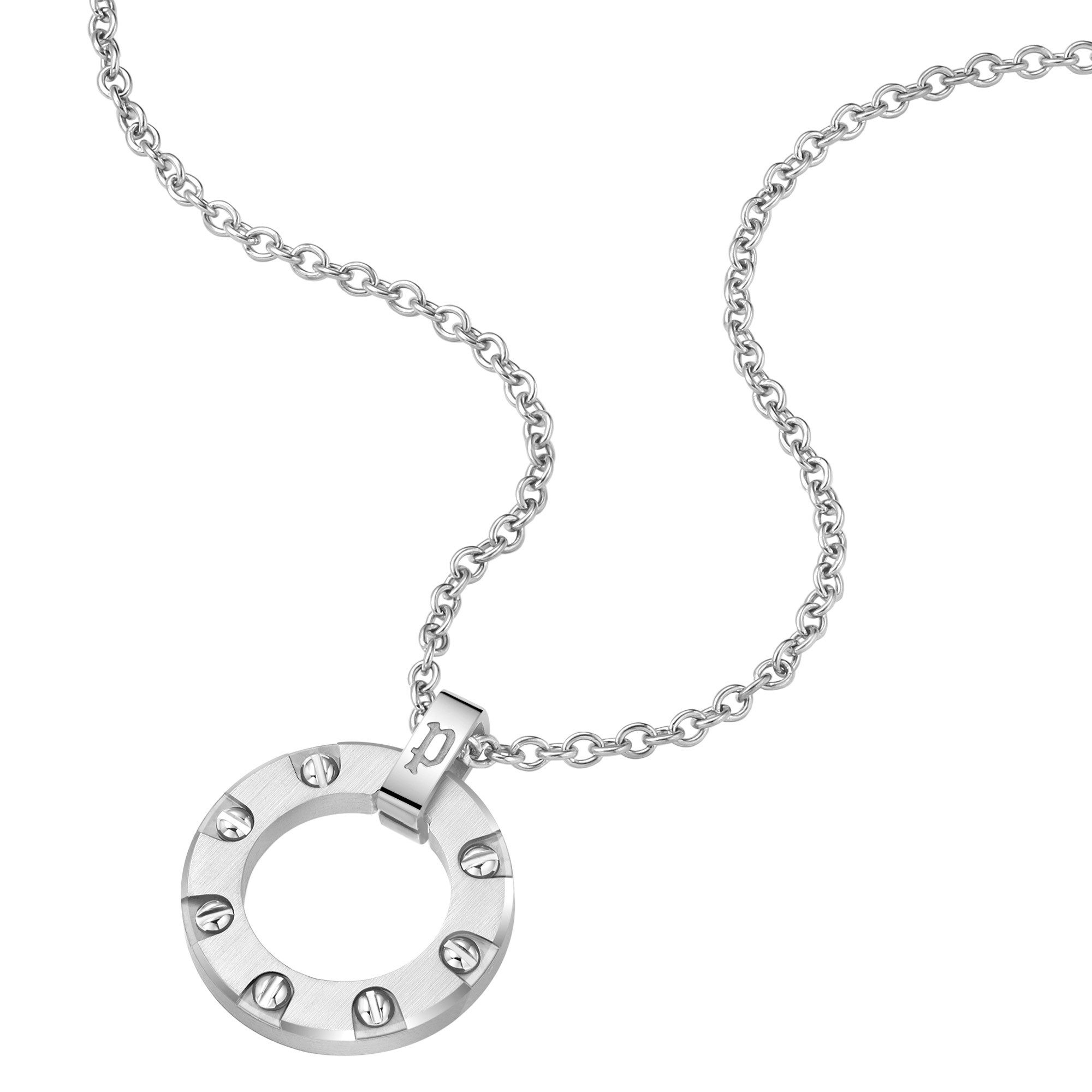Police Kette mit Anhänger PEAGN0035701, Herren- Gunport Edelstahl