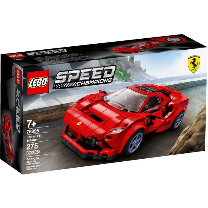 LEGO® Konstruktionsspielsteine LEGO® Speed Champions - Ferrari F8 Tributo (Set 275 St)