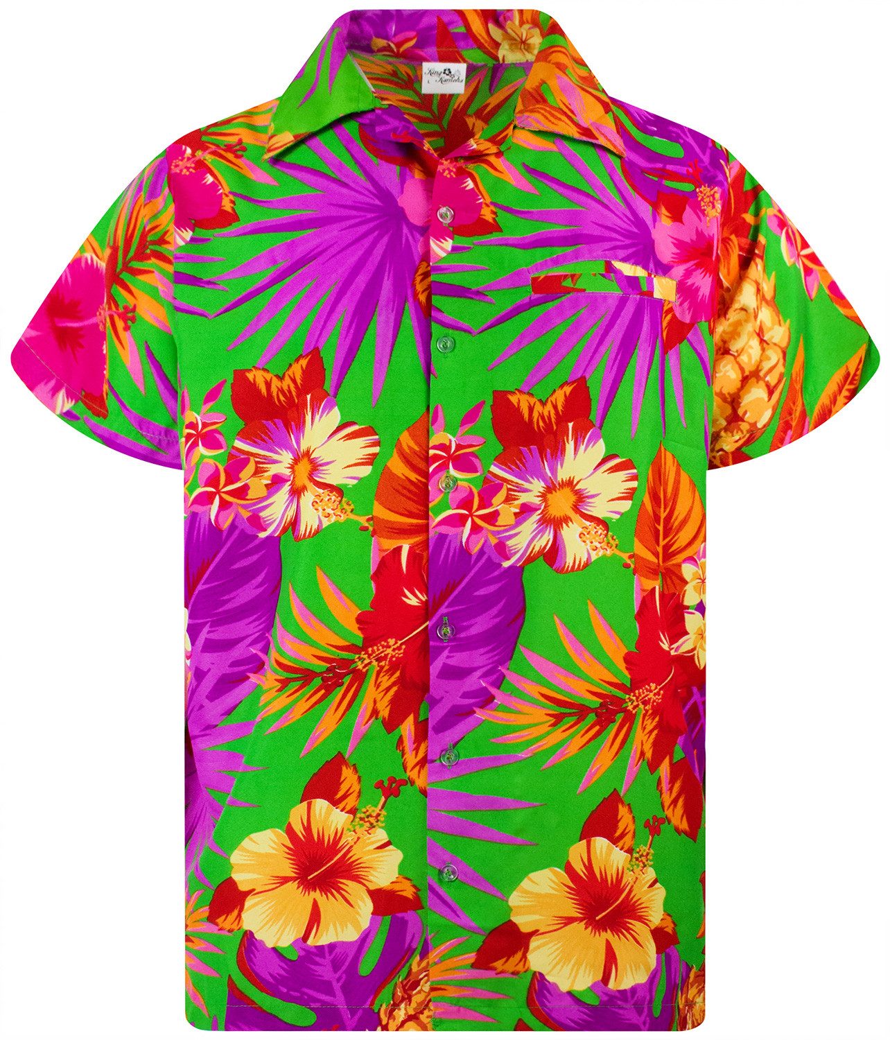 King Kameha Hawaiihemd Pineapple Übergrößen 7XL-12XL günstig online kaufen