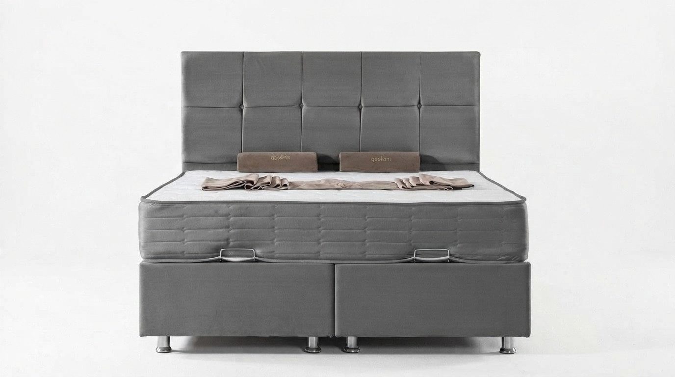 Xlmoebel Boxspringbett Luxus Boxspringbett mit elegantem Design und hochwertigen Materialien (1-St., Bett), Hergestellt in Europa