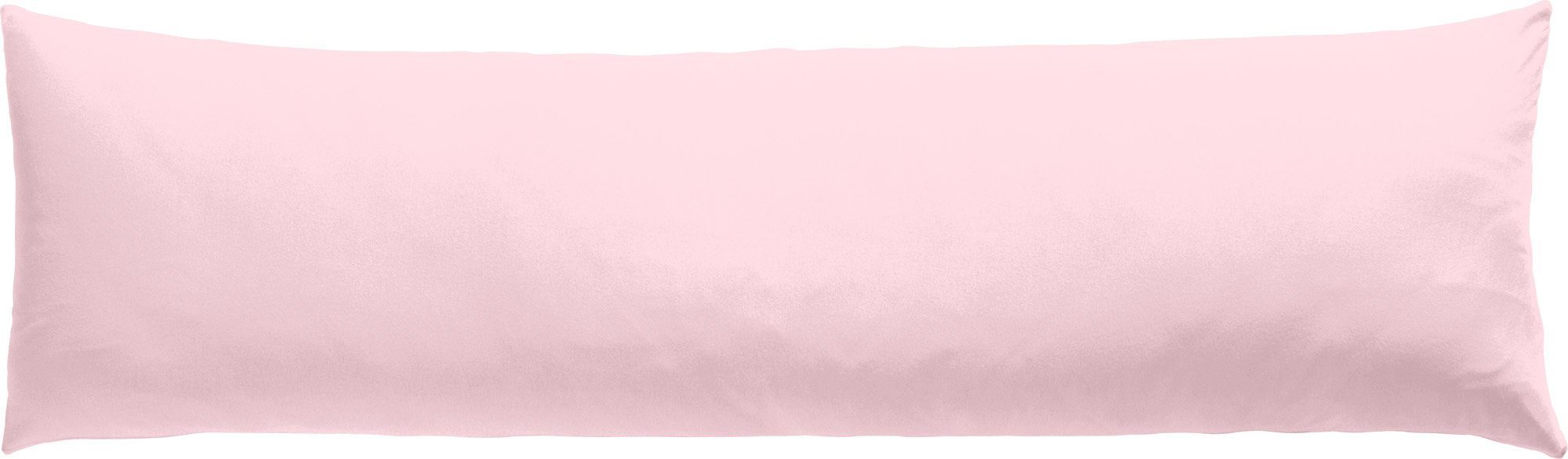 Seitenschläferkissenbezug Seitenschläferkissenbezug "Murnau", Erwin Müller (1 Stück), Single-Jersey Uni rosé